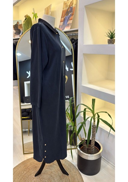Çıtçıtlı Uzun Kap 7139 Siyah fiyatları