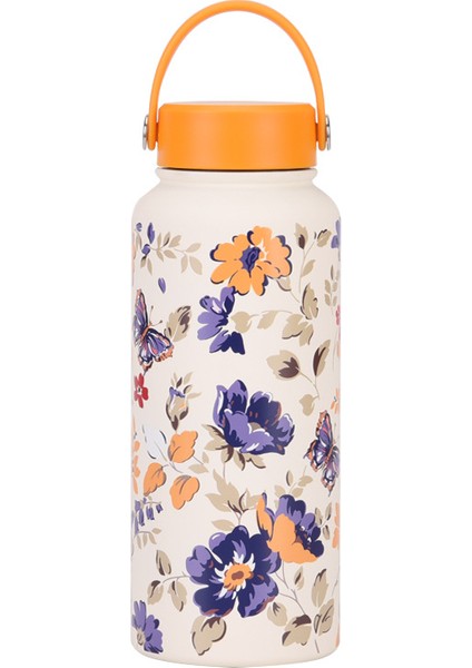 1l Yalıtımlı Dak Büyük Kapasiteli Geniş Ağızlı Taşınabilir Vakumlu Spor Su Isıtıcısı Açık Baskı Su Dağı Kadın (Yurt Dışından)