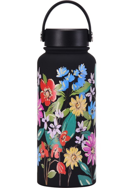 1l Yalıtımlı Dak Büyük Kapasiteli Geniş Ağızlı Taşınabilir Vakumlu Spor Su Isıtıcısı Açık Baskı Su Dağı Kadın (Yurt Dışından)