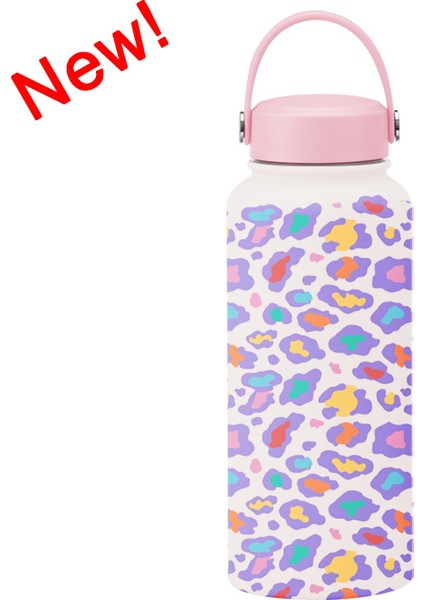 1l Yalıtımlı Dak Büyük Kapasiteli Geniş Ağızlı Taşınabilir Vakumlu Spor Su Isıtıcısı Açık Baskı Su Dağı Kadın (Yurt Dışından)