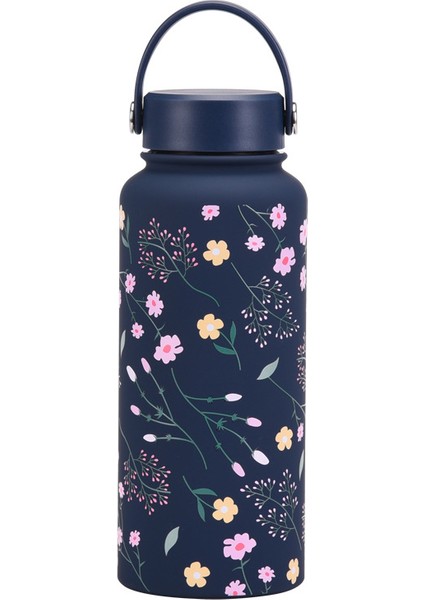 1l Yalıtımlı Dak Büyük Kapasiteli Geniş Ağızlı Taşınabilir Vakumlu Spor Su Isıtıcısı Açık Baskı Su Dağı Kadın (Yurt Dışından)