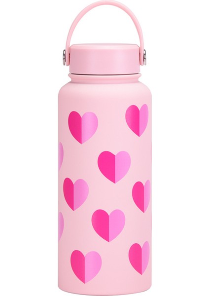 1l Yalıtımlı Dak Büyük Kapasiteli Geniş Ağızlı Taşınabilir Vakumlu Spor Su Isıtıcısı Açık Baskı Su Dağı Kadın (Yurt Dışından)