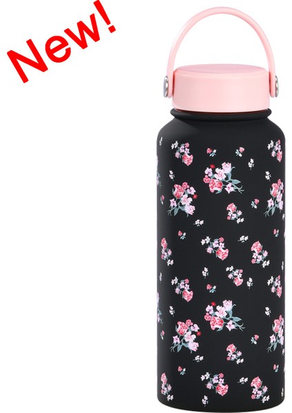 1l Yalıtımlı Dak Büyük Kapasiteli Geniş Ağızlı Taşınabilir Vakumlu Spor Su Isıtıcısı Açık Baskı Su Dağı Kadın (Yurt Dışından)