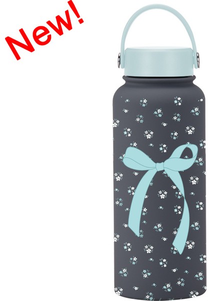 1l Yalıtımlı Dak Büyük Kapasiteli Geniş Ağızlı Taşınabilir Vakumlu Spor Su Isıtıcısı Açık Baskı Su Dağı Kadın (Yurt Dışından)