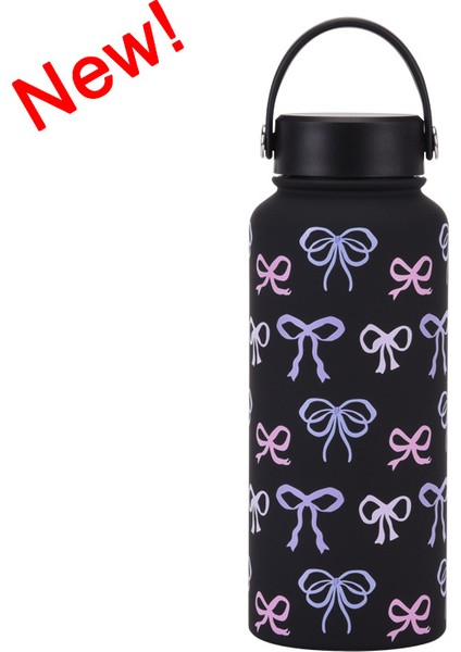 1l Yalıtımlı Dak Büyük Kapasiteli Geniş Ağızlı Taşınabilir Vakumlu Spor Su Isıtıcısı Açık Baskı Su Dağı Kadın (Yurt Dışından)