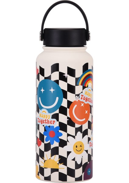 1l Yalıtımlı Dak Büyük Kapasiteli Geniş Ağızlı Taşınabilir Vakumlu Spor Su Isıtıcısı Açık Baskı Su Dağı Kadın (Yurt Dışından)