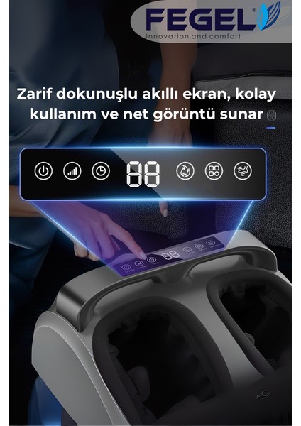 FG-513 6d Isıtmalı Ayak Masaj Aleti, Derin Yoğurma ve Hava Basınçlı Kumandalı Masaj Aleti indirimleri
