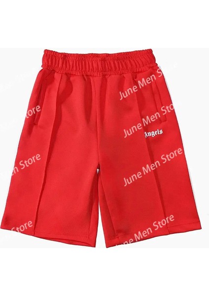 Y2K Erkek Kadınlar Evrensel Çizgili Pantolon Retro Rahat Sweetpants Şort En Iyi Kalite Çok Molor Yumuşak Rahat Nefes Alabilir Pantolon Boyut: L/renk: 0801-T-4 (Yurt Dışından)