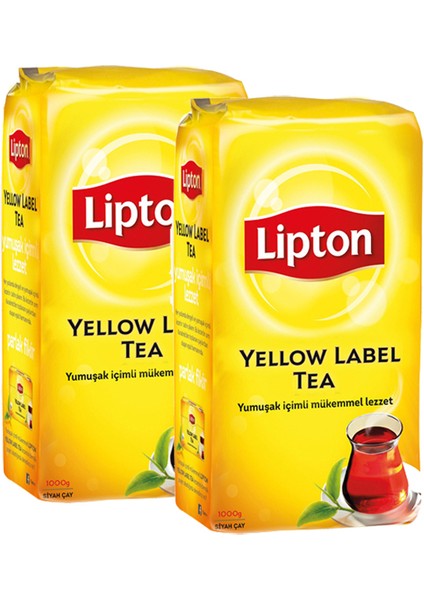 Yellow Label Dökme Çay 1000 Gr x 2 Adet