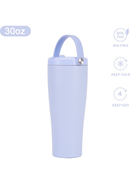 30OZ Paslanmaz Çelik Açık Hava Sporları Çift Katmanlı Vakum Büyük Kapasiteli Taşınabilir Yalıtımlı Daklar ile Uygun (Yurt Dışından)