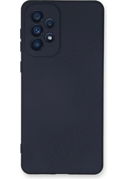 Samsung Galaxy A53 5g Kılıf Nano Içi Kadife Silikon - Lacivert
