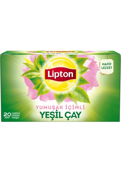 Yumuşak Içimli Yeşil Çay 20 Süzen Poşet Çay 6'lı