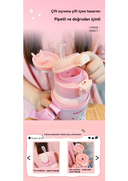 Çizgi Film Çift Içecek Büyük Kapasiteli Portatif Öğrenci Yalıtım Su Isıtıcısı (Yurt Dışından) fırsatları