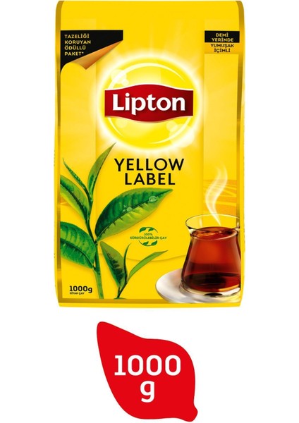 Yellow Label Dökme Siyah Çay 1000 Gr