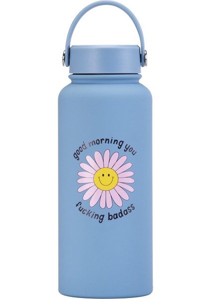 1l Yalıtımlı Dak Büyük Kapasiteli Geniş Ağızlı Taşınabilir Vakumlu Spor Su Isıtıcısı Açık Baskı Su Dağı Kadın (Yurt Dışından)