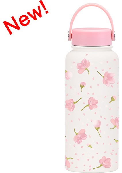 1l Yalıtımlı Dak Büyük Kapasiteli Geniş Ağızlı Taşınabilir Vakumlu Spor Su Isıtıcısı Açık Baskı Su Dağı Kadın (Yurt Dışından)