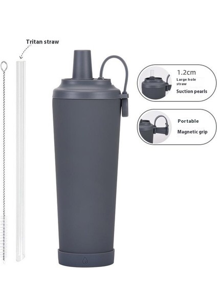 Taşınabilir Manyetik Emme Saplı Su Dağı 830ML Büyük Kapasiteli Yalıtım Kabı Büyük Delikli Inci Su Dağı Emilebilir (Yurt Dışından)