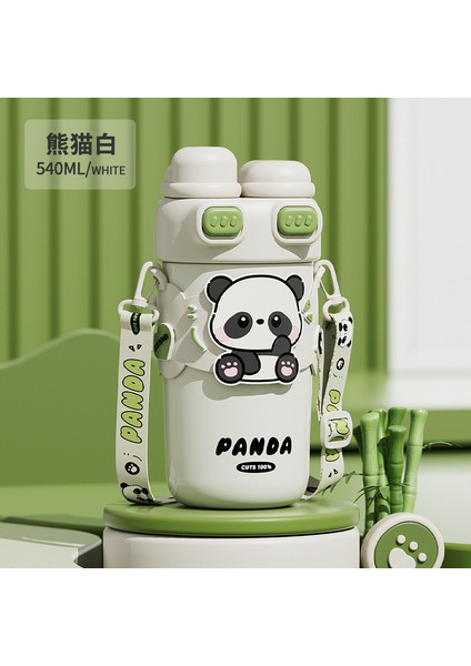 Yaz Kızları Saman Dak Yüksek Değerli Büyük Kapasiteli Taşınabilir Yalıtım Kabı Çift Içme Öğrencileri Panda Içme Dakları (Yurt Dışından)