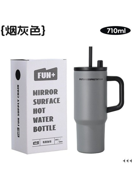 316 Paslanmaz Çelik Yalıtım Kabı Büyük Kapasiteli Araba Su Kabı Pipetli Dak Sapı (Yurt Dışından)