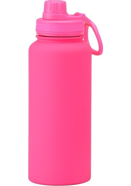 Büyük Kapasiteli 1l Spor Su Şişesi Paslanmaz Çelik Amerikan Geniş Ağızlı Yalıtım Kabı Taşınabilir Açık Su Dağı Özelleştirilmiş (Yurt Dışından)