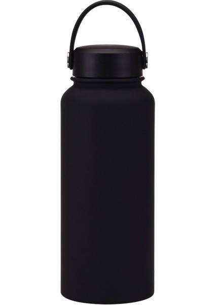 Büyük Kapasiteli 1l Spor Su Şişesi Paslanmaz Çelik Amerikan Geniş Ağızlı Yalıtım Kabı Taşınabilir Açık Su Dağı Özelleştirilmiş (Yurt Dışından)