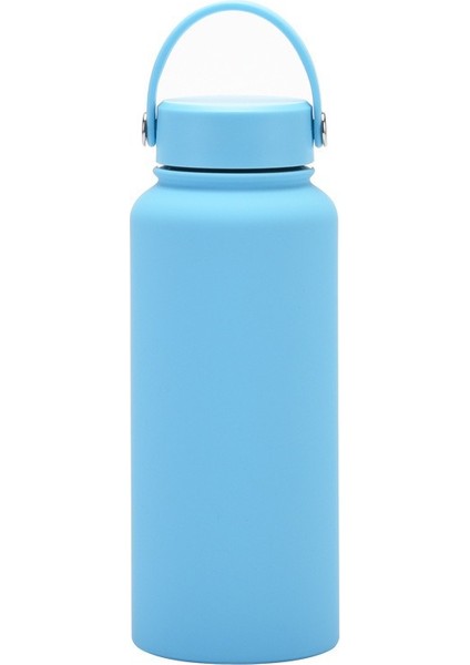 Büyük Kapasiteli 1l Spor Su Şişesi Paslanmaz Çelik Amerikan Geniş Ağızlı Yalıtım Kabı Taşınabilir Açık Su Dağı Özelleştirilmiş (Yurt Dışından)