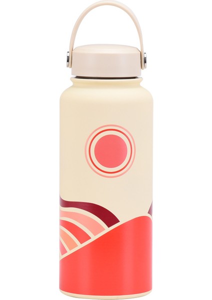 1l Yalıtımlı Dak Büyük Kapasiteli Geniş Ağızlı Taşınabilir Vakumlu Spor Su Isıtıcısı Açık Baskı Su Dağı Kadın (Yurt Dışından)