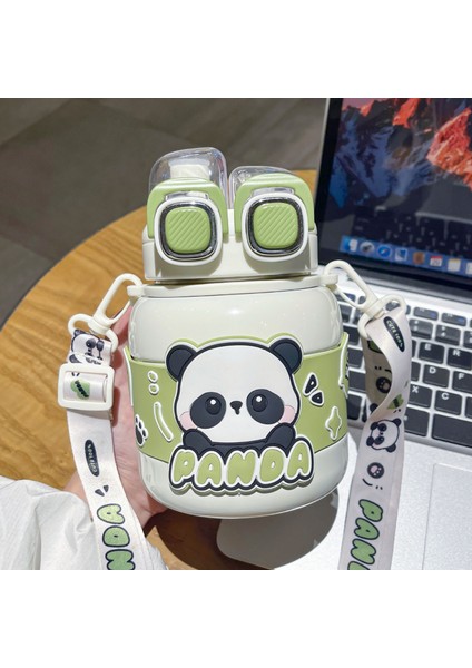 Yüksek Değerli Çocuk Isı Yalıtım Su Dağı Sevimli Büyük Kapasiteli Öğrenciler Spor Su Şişesi Taşınabilir Uygun Seyahat Çift Içme Dakları (Yurt Dışından)