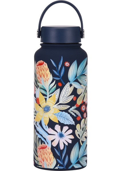 1l Yalıtımlı Dak Büyük Kapasiteli Geniş Ağızlı Taşınabilir Vakumlu Spor Su Isıtıcısı Açık Baskı Su Dağı Kadın (Yurt Dışından)