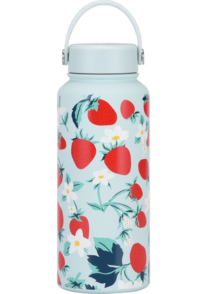 1l Yalıtımlı Dak Büyük Kapasiteli Geniş Ağızlı Taşınabilir Vakumlu Spor Su Isıtıcısı Açık Baskı Su Dağı Kadın (Yurt Dışından)