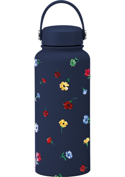 1l Yalıtımlı Dak Büyük Kapasiteli Geniş Ağızlı Taşınabilir Vakumlu Spor Su Isıtıcısı Açık Baskı Su Dağı Kadın (Yurt Dışından)