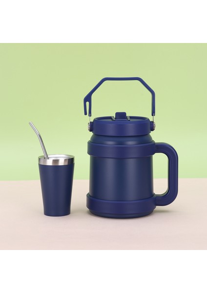 Açık Büyük Kapasiteli 304 Paslanmaz Çelik Taşınabilir Spor Dağcılık Yalıtım El Saman Dak Seti (Yurt Dışından)