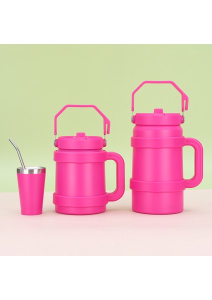 Açık Büyük Kapasiteli 304 Paslanmaz Çelik Taşınabilir Spor Dağcılık Yalıtım El Saman Dak Seti (Yurt Dışından)