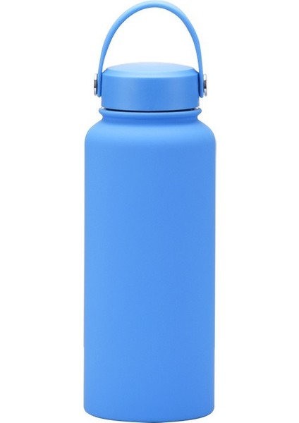 Büyük Kapasiteli 1l Spor Su Şişesi Paslanmaz Çelik Amerikan Geniş Ağızlı Yalıtım Kabı Taşınabilir Açık Su Dağı Özelleştirilmiş (Yurt Dışından)