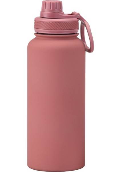 Büyük Kapasiteli 1l Spor Su Şişesi Paslanmaz Çelik Amerikan Geniş Ağızlı Yalıtım Kabı Taşınabilir Açık Su Dağı Özelleştirilmiş (Yurt Dışından)