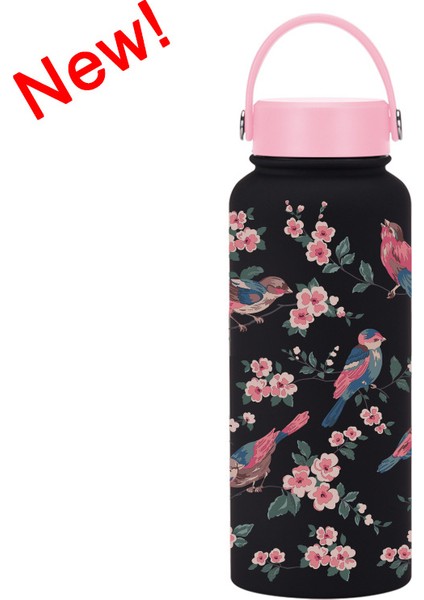 1l Yalıtımlı Dak Büyük Kapasiteli Geniş Ağızlı Taşınabilir Vakumlu Spor Su Isıtıcısı Açık Baskı Su Dağı Kadın (Yurt Dışından)