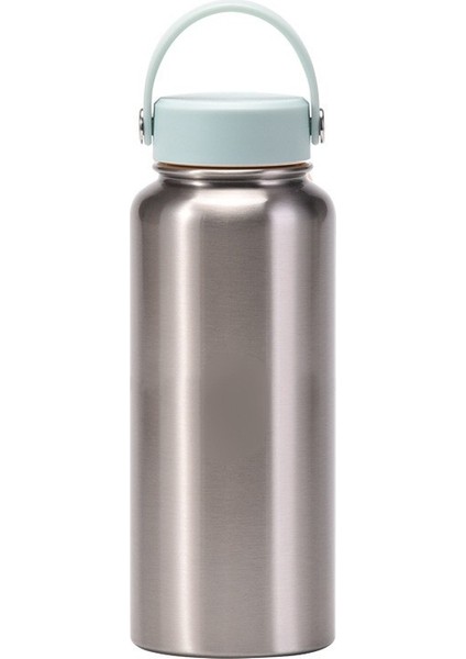 Büyük Kapasiteli 1l Spor Su Şişesi Paslanmaz Çelik Amerikan Geniş Ağızlı Yalıtım Kabı Taşınabilir Açık Su Dağı Özelleştirilmiş (Yurt Dışından)