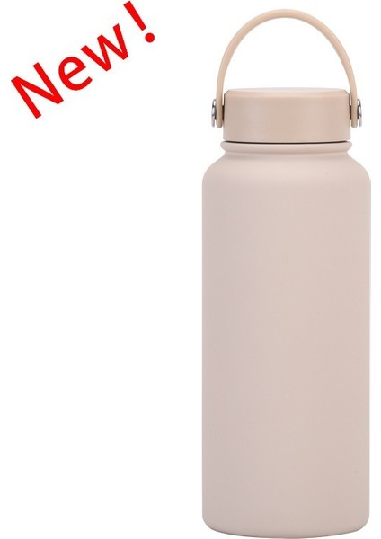 Büyük Kapasiteli 1l Spor Su Şişesi Paslanmaz Çelik Amerikan Geniş Ağızlı Yalıtım Kabı Taşınabilir Açık Su Dağı Özelleştirilmiş (Yurt Dışından)