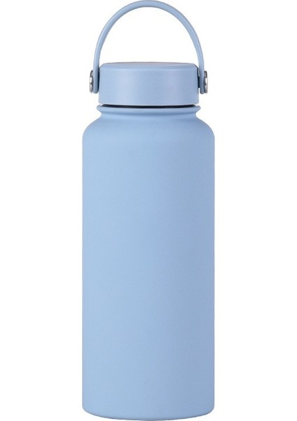 Büyük Kapasiteli 1l Spor Su Şişesi Paslanmaz Çelik Amerikan Geniş Ağızlı Yalıtım Kabı Taşınabilir Açık Su Dağı Özelleştirilmiş (Yurt Dışından)