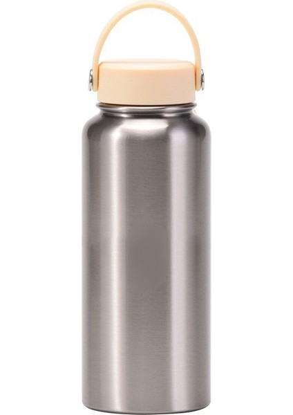 Büyük Kapasiteli 1l Spor Su Şişesi Paslanmaz Çelik Amerikan Geniş Ağızlı Yalıtım Kabı Taşınabilir Açık Su Dağı Özelleştirilmiş (Yurt Dışından)