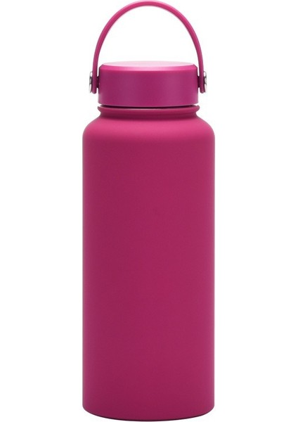 Büyük Kapasiteli 1l Spor Su Şişesi Paslanmaz Çelik Amerikan Geniş Ağızlı Yalıtım Kabı Taşınabilir Açık Su Dağı Özelleştirilmiş (Yurt Dışından)