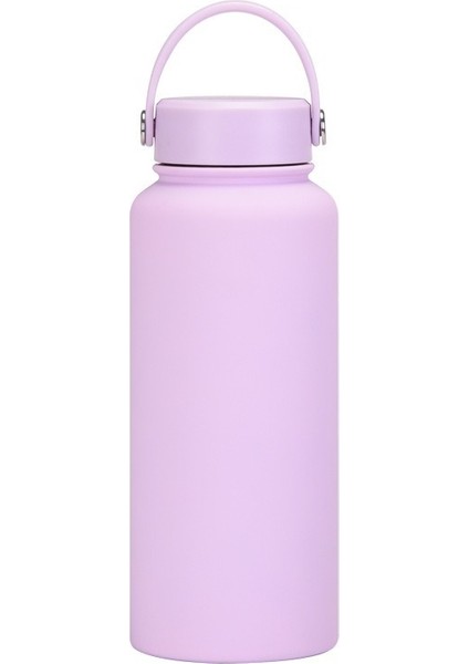 Büyük Kapasiteli 1l Spor Su Şişesi Paslanmaz Çelik Amerikan Geniş Ağızlı Yalıtım Kabı Taşınabilir Açık Su Dağı Özelleştirilmiş (Yurt Dışından)