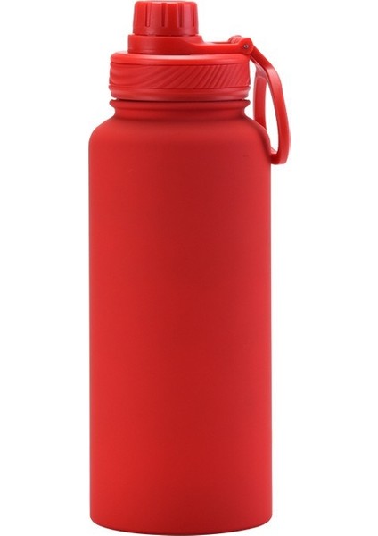 Büyük Kapasiteli 1l Spor Su Şişesi Paslanmaz Çelik Amerikan Geniş Ağızlı Yalıtım Kabı Taşınabilir Açık Su Dağı Özelleştirilmiş (Yurt Dışından)