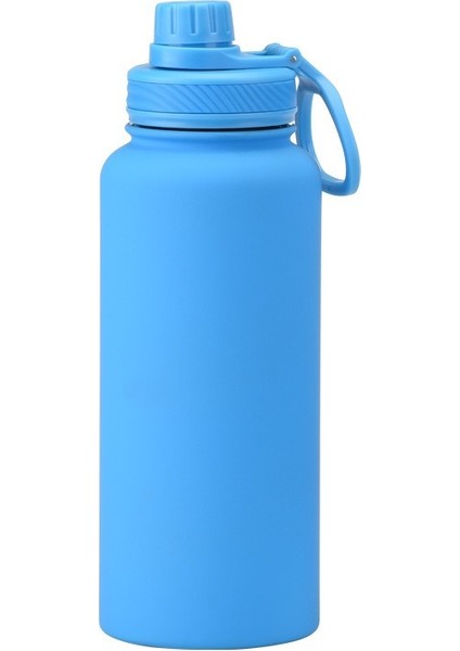 Büyük Kapasiteli 1l Spor Su Şişesi Paslanmaz Çelik Amerikan Geniş Ağızlı Yalıtım Kabı Taşınabilir Açık Su Dağı Özelleştirilmiş (Yurt Dışından)