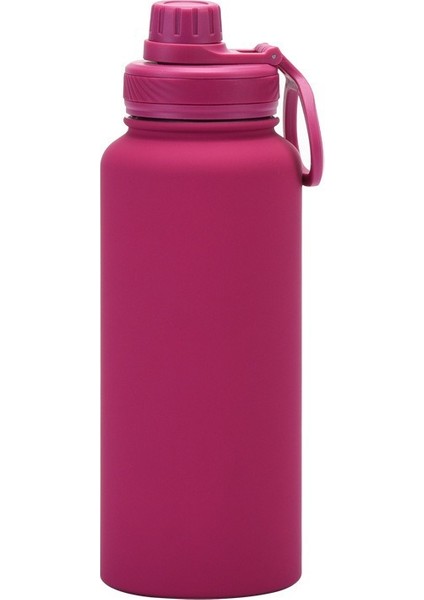 Büyük Kapasiteli 1l Spor Su Şişesi Paslanmaz Çelik Amerikan Geniş Ağızlı Yalıtım Kabı Taşınabilir Açık Su Dağı Özelleştirilmiş (Yurt Dışından)