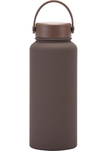 Büyük Kapasiteli 1l Spor Su Şişesi Paslanmaz Çelik Amerikan Geniş Ağızlı Yalıtım Kabı Taşınabilir Açık Su Dağı Özelleştirilmiş (Yurt Dışından)