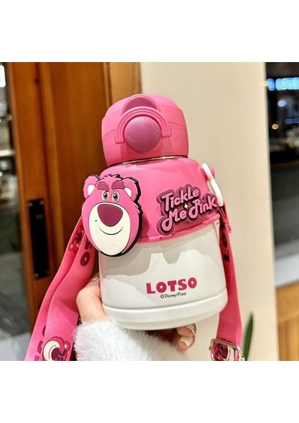 Pony Paulie Çocuk Isı Yalıtım Dağı Pipetli Anaokulu Özel Su Şişesi 316 Gıda Sınıfı Bebek Su Dakları (Yurt Dışından)