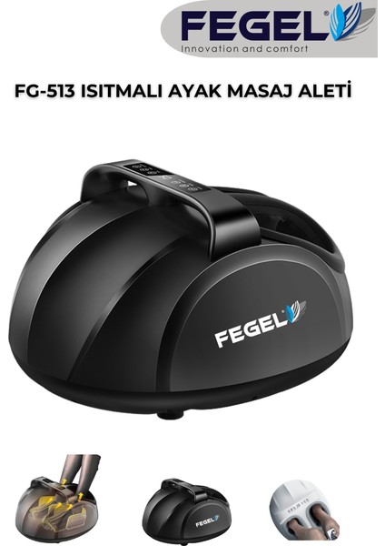FG-513 6d Isıtmalı Ayak Masaj Aleti, Derin Yoğurma ve Hava Basınçlı Kumandalı Masaj Aleti fiyatları