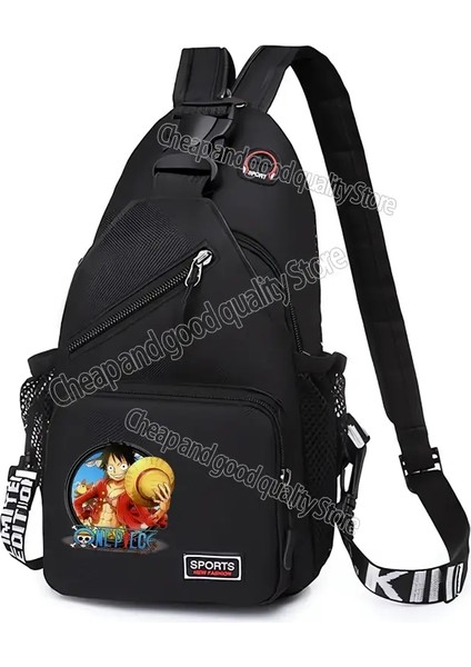 Bir Parçalı Çanta Luffy Göğüs Paketi Erkekler Koreli Versiyon Crossbody Çanta Açık Mekan Çocuklar Spor Gündelik Sling Sırt Çantası Trend Hediyeleri Renk: Hzw-65 (Yurt Dışından)