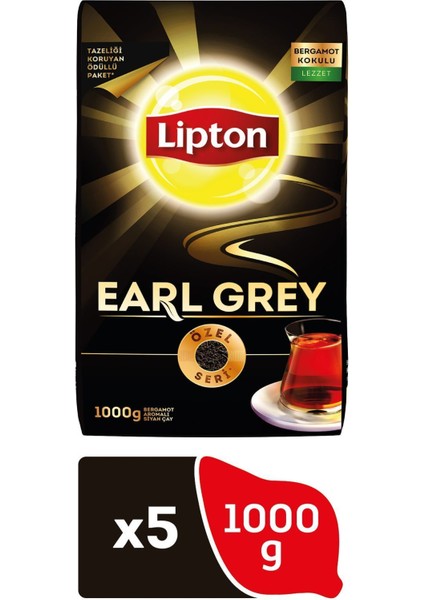 Earl Grey Dökme Çay 1000 gr x 5'li